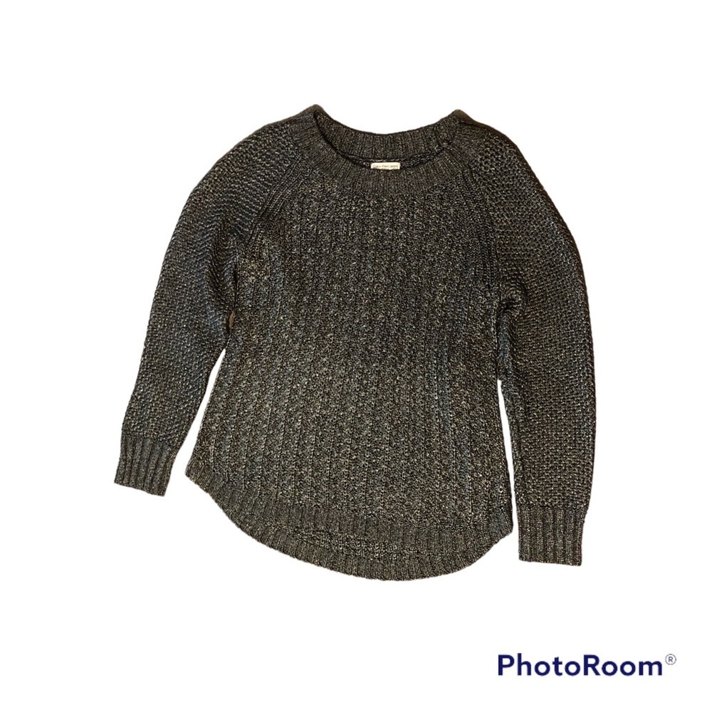 Calvin Klein Jeans Gray Knit Pullover Sweater Womens Size Medium M